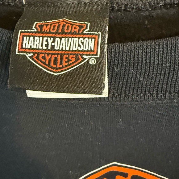 Harley-Davidson Black and Orange Sweatshirt - Picture 3 of 5